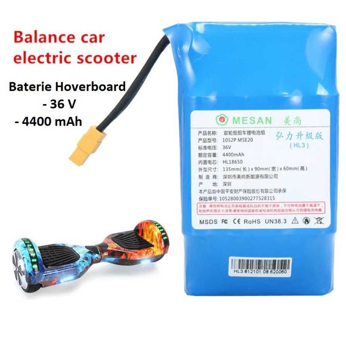 Baterie hoverboard, acumulator hoverboard de 42V cu 4400 mA