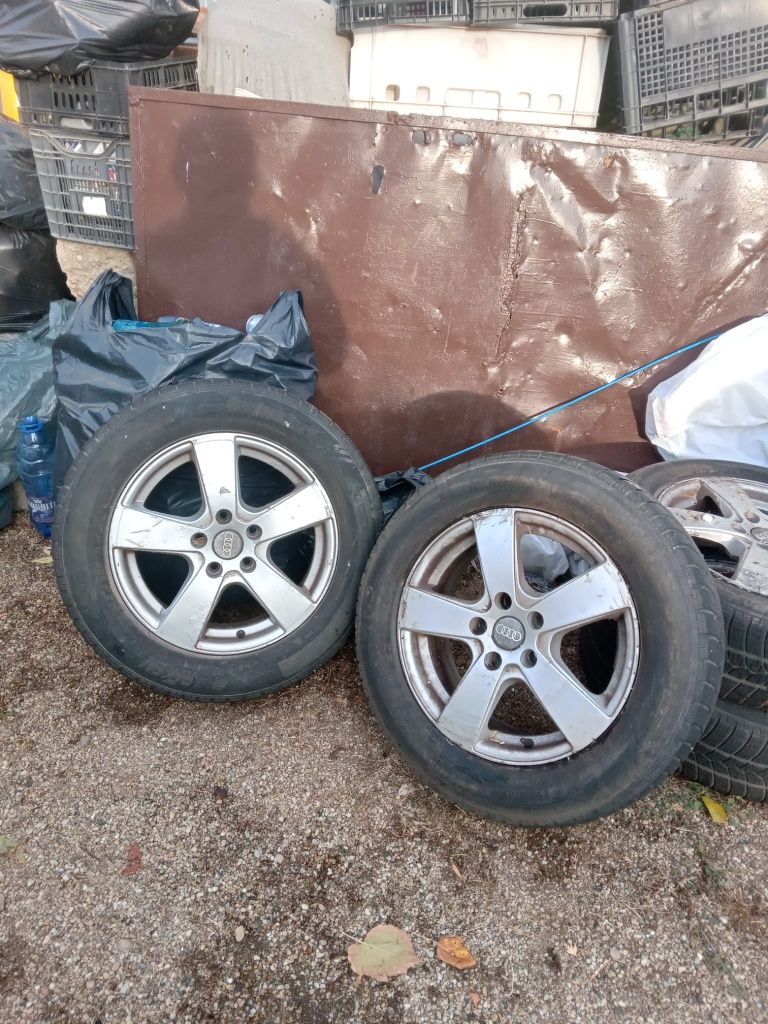 Vând roti 215   60  16  Audi cauciucuri olsizen