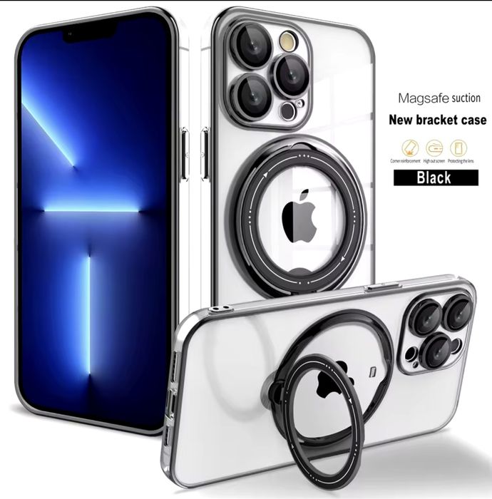 Husa iPhone 16 Pro Max + folie sticla intimitate