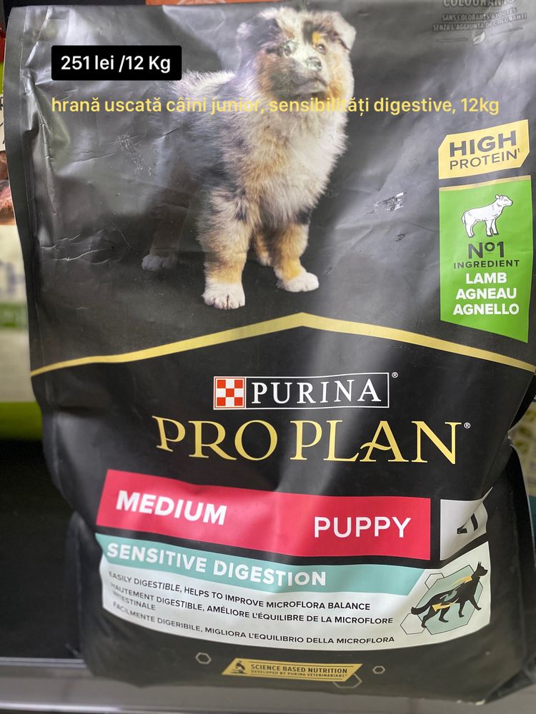 Hrana pentru caini Purina Pro Plan 7kg-12kg