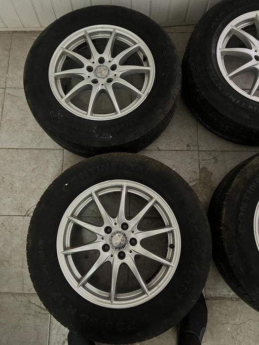 Jante originale mercedes ML, VITO, GLK R17 echipate cu anvelope iarna.