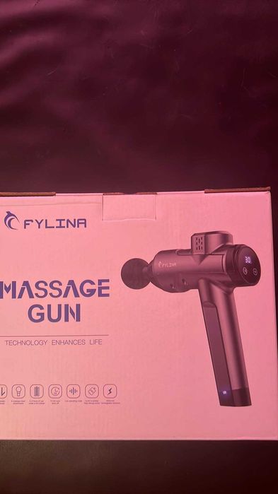 Нов Масажен пистолет Дълбоко тъканен масажор 8 глави за мускулна болка