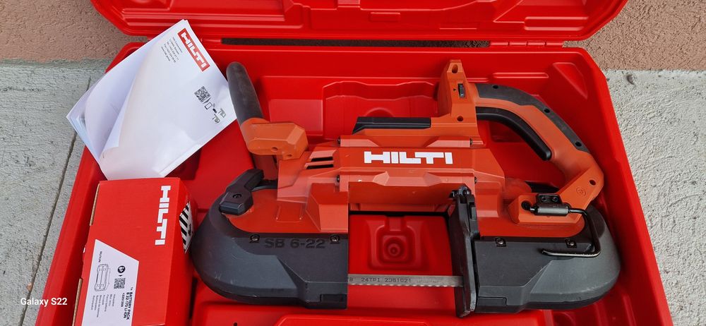 Hilti ferestrau panglica pe acumulator