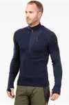 bluza merinos Forclaz Mt900, M, L XL , noua, albastru inchis