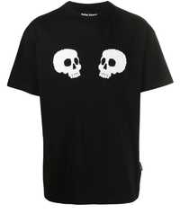 Тениска Palm Angels Skull Tee black white.100%ориг.НОВАСтрува 600лв.
