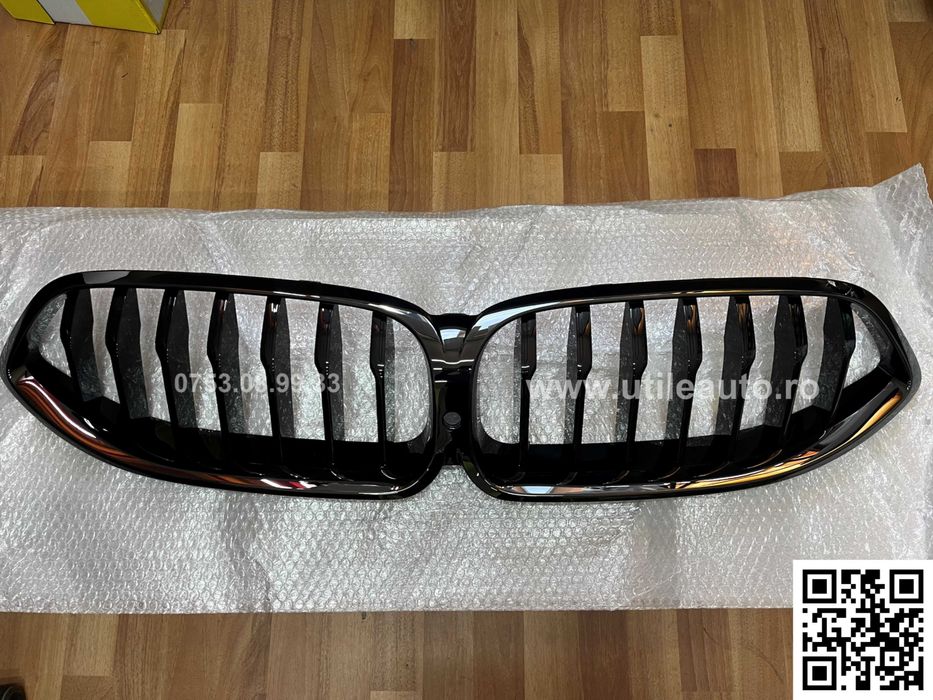 Grila Fata Motor BMW Seria 8 G14 G15 G16 Neagra Shadow-Line ICAM