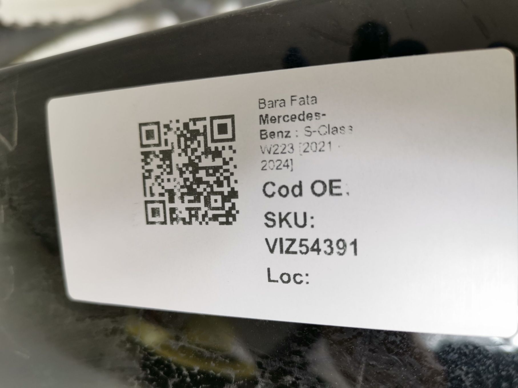 Bara Fata Mercedes-Benz  S-Class W223 [2021 - 2024] Originala In Stare