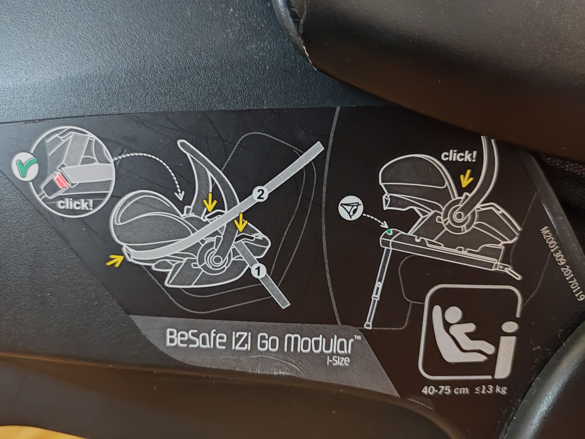 Бебешко кошче за кола BeSafe Izi GoModular I- Size