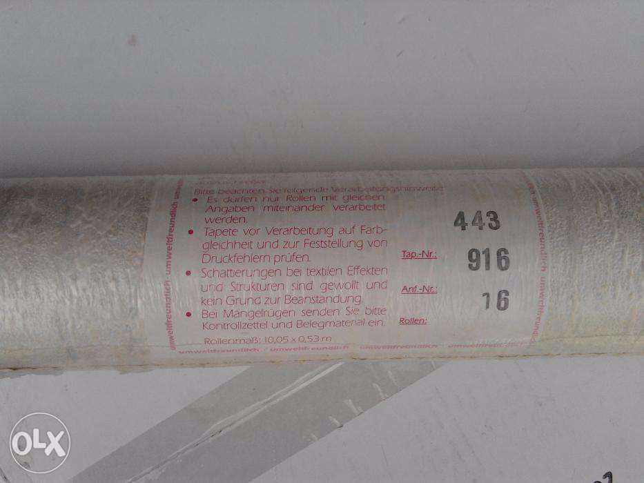 Tapet alb aspect calcar relief Germania, rola 0,53 m x 10 m vezi Publi