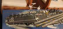 Diorama portavion USS America CV-66, scara 1/720, Italeri.