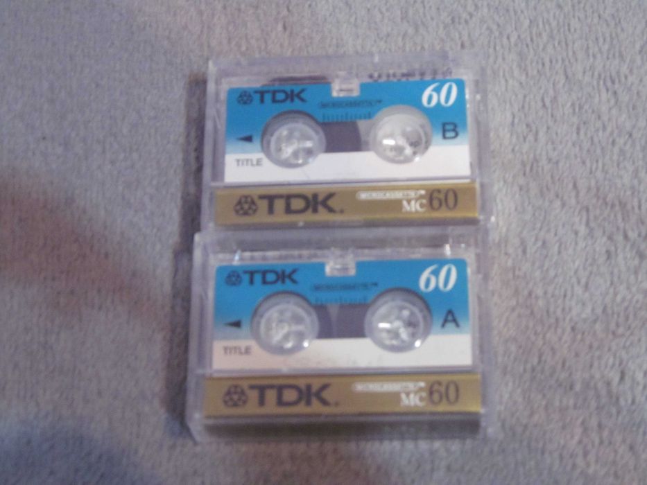 microcasete TDK de 60 min lot de 2 bucati , muzica
