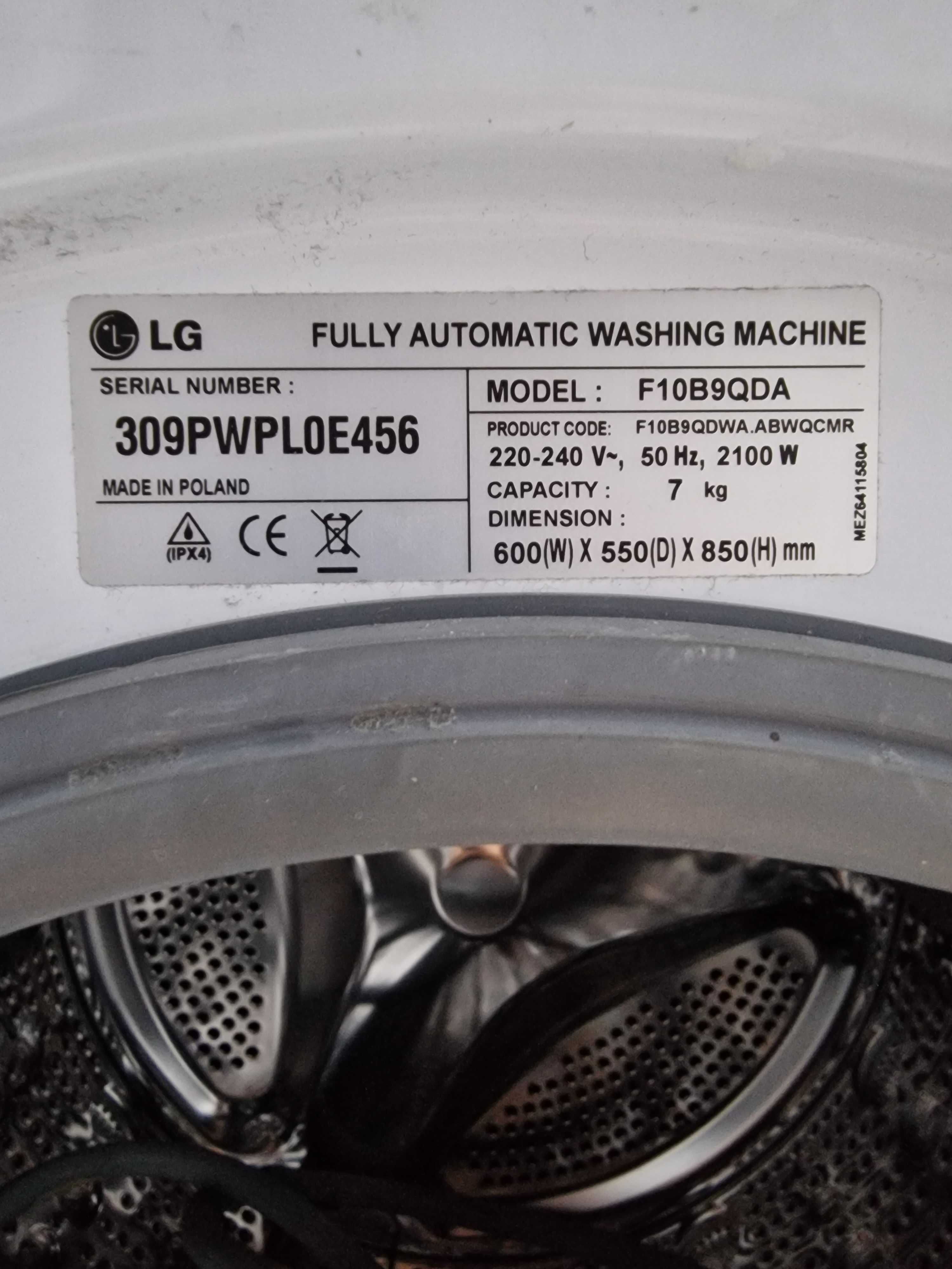 Calculator mașină de spălat rufe LG