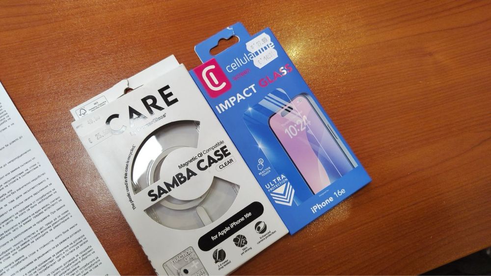 Нов iphone 16 e 128 gb