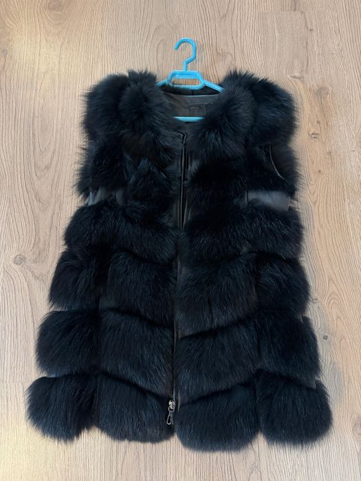 Vesta din Blana Naturala de Vulpe