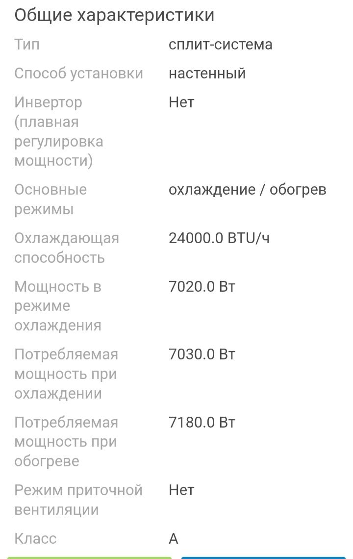 Кондиционер 72 кв