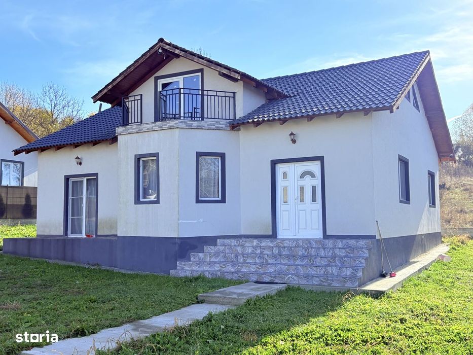 Casă modernă în Mihaești – Bârsești, Vâlcea | Construcție nouă 2022