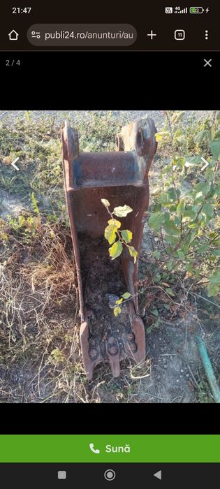 Cupa JCB 30cm stare bună