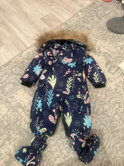 Зимний детский комбинезон