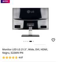 Monitor Led LG model E2260V și cu întrare HDMI
