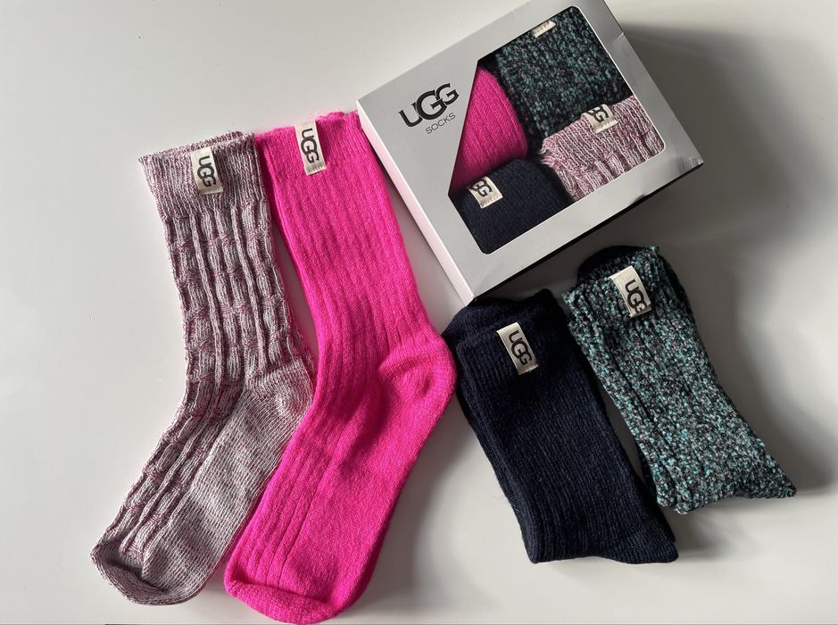 Комплект зимни чорапи страхотен модел в кутия UGG