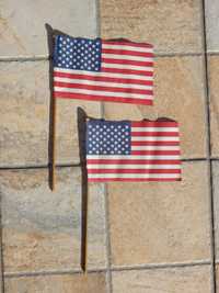 Steag american SUA material textil (15.5x9.4cm)