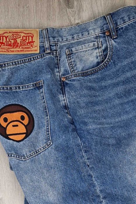 Японски редки дънки Int.bape x Sanrio L-XL