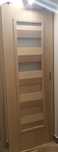 Usa glisanta MDF, geam mat