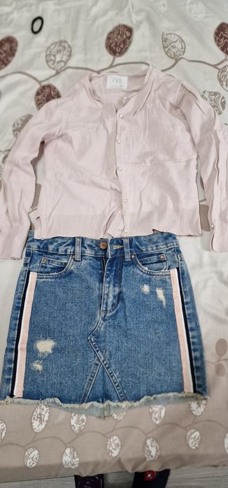 Set fetite,fusta și bluzica