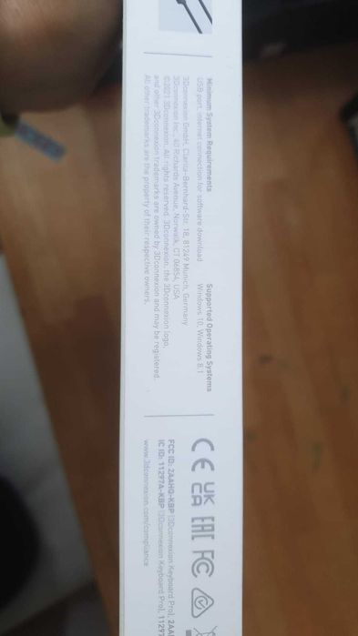 Tastatura noua, 3Dconnexion, Negru