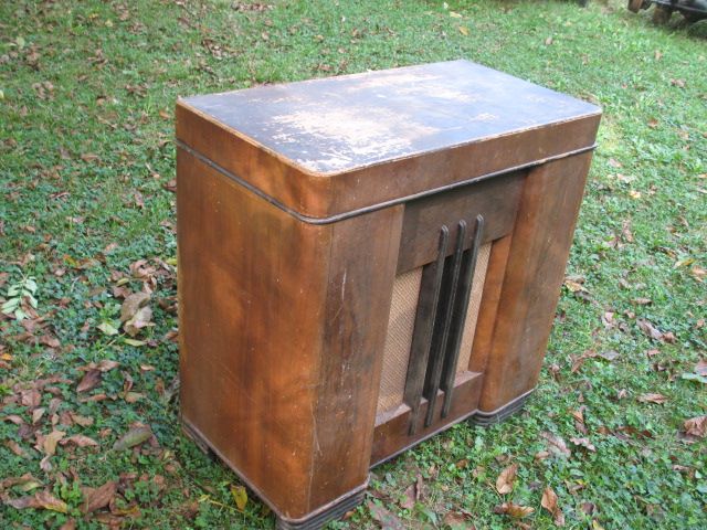 ALBA 475B, 1948 г. - ретро радиошкаф + грамофон с чейнджър.