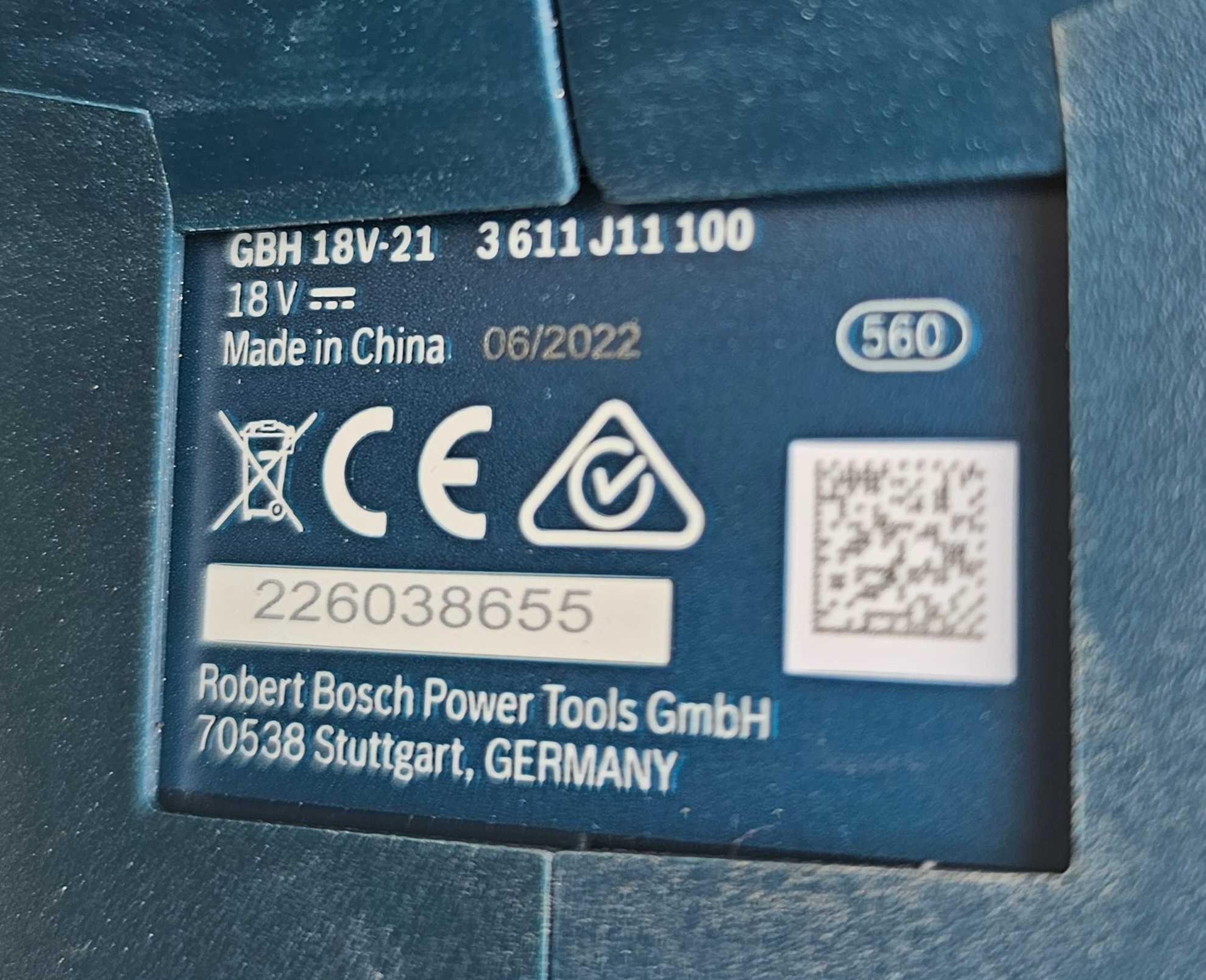 Bosch GBH 18v 21 акумулаторен перфоратор