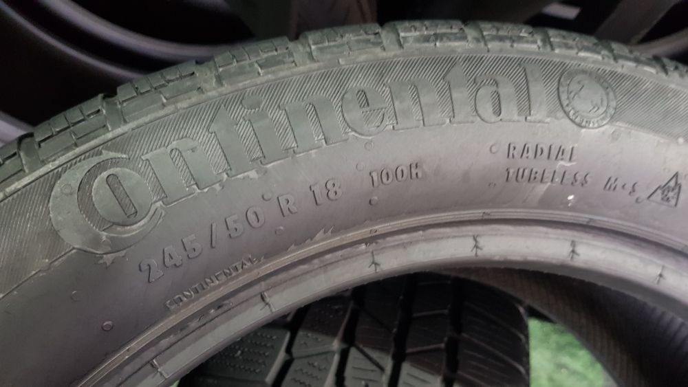 Anvelope 2x245 50 18 continental runflat dot 17 mm 5