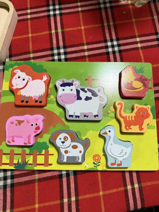 Бебешки дървени играчки лот