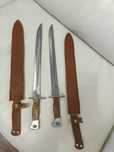 Maceta 50 cm, cuțit tactic militar + husa piele , Maceta 50cm Ak47