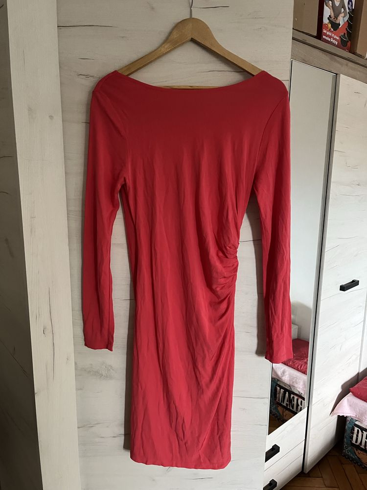 Rochie drapata made in Uk marime 40 noua fara eticheta 100% vascoza