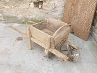Дървена количка робичка