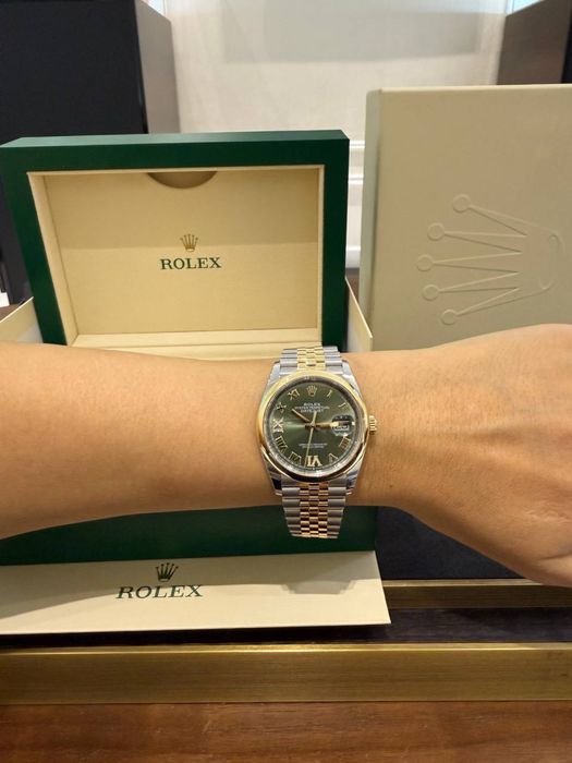 Rolex Datejust 36 mm steel and yellow gold