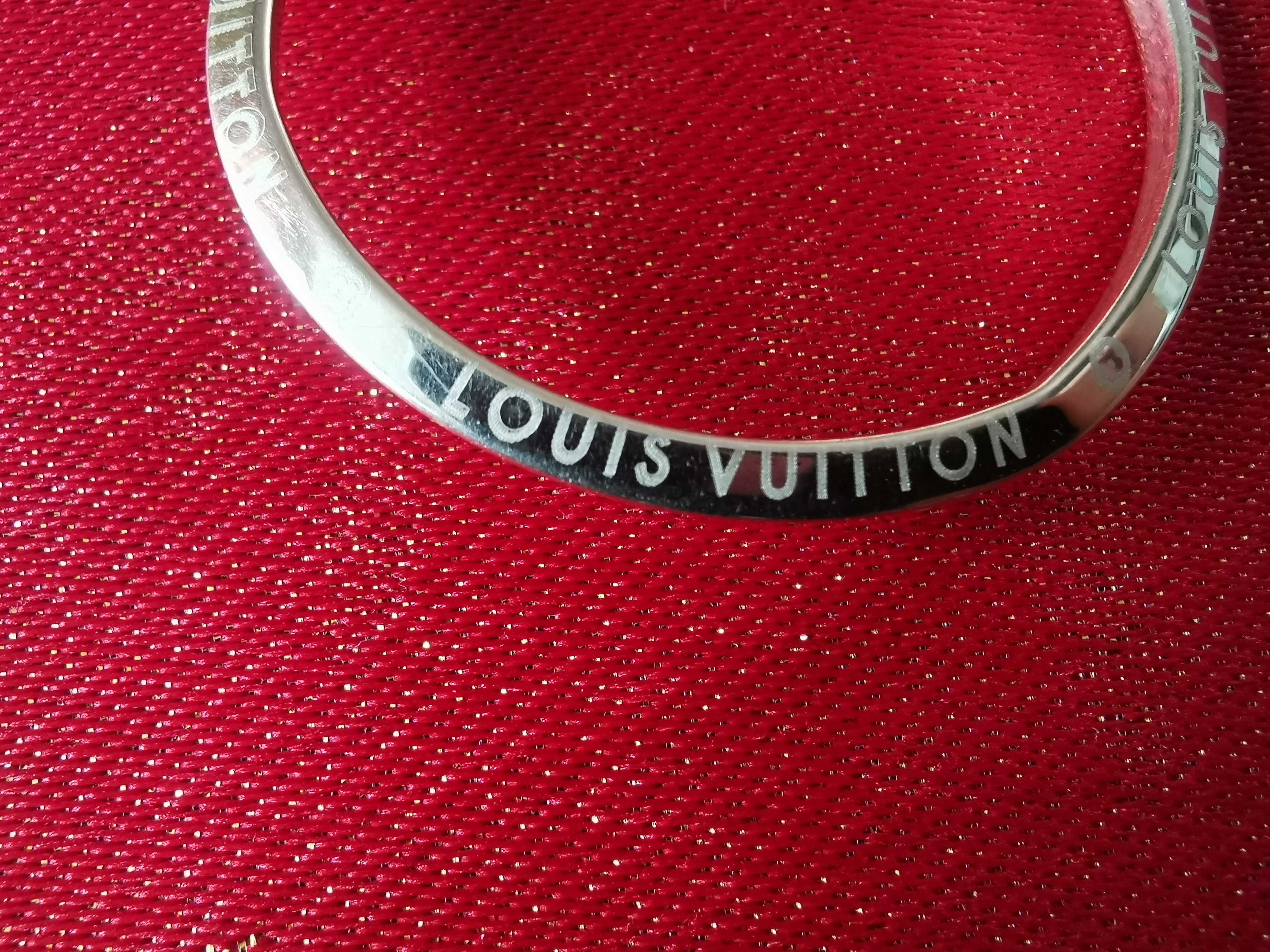 Златни обеци Louis Vuitton 14к 3,44 гр. 40мм