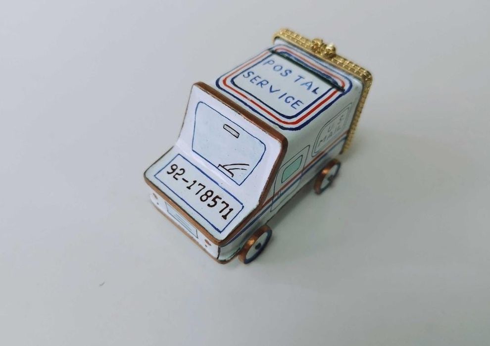 Cutie bijuteri camion posta USA