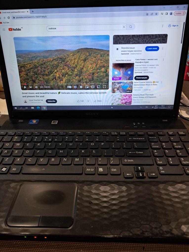 Лаптоп Sony vaio