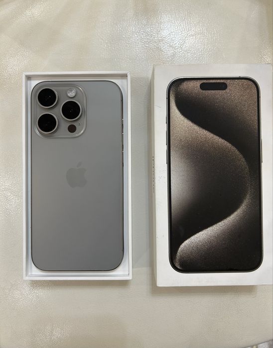 iPhone 15 pro 256 GB в отличном состоянии, без ремонта. АКБ: 81%