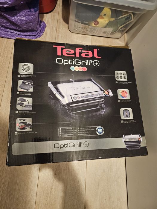 Gratar Electric Tefal Optigril+ cu placi noi.