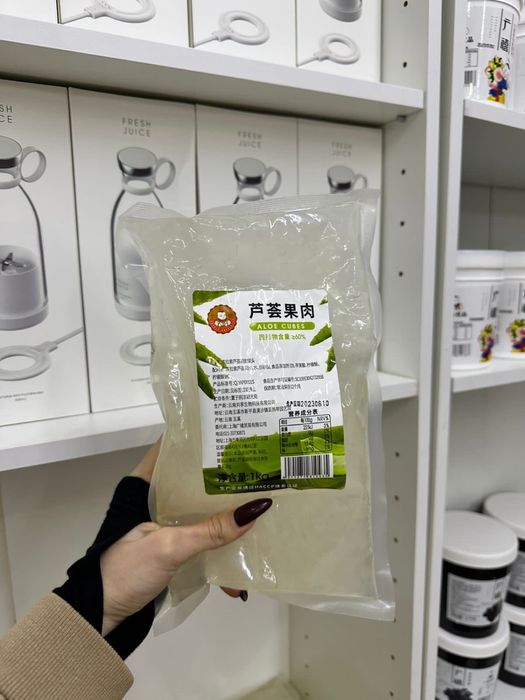 Алоэ дольки для приготовления Bubble tea