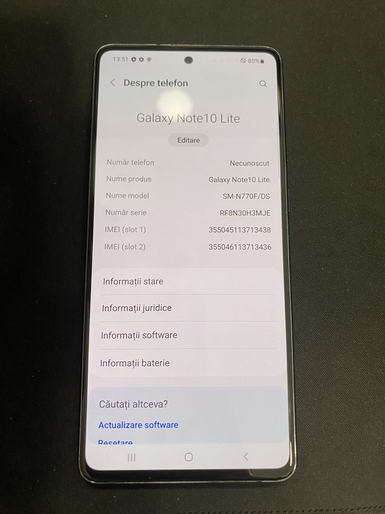 Samsung Note 10 Lite 128 Gb id-vfg913