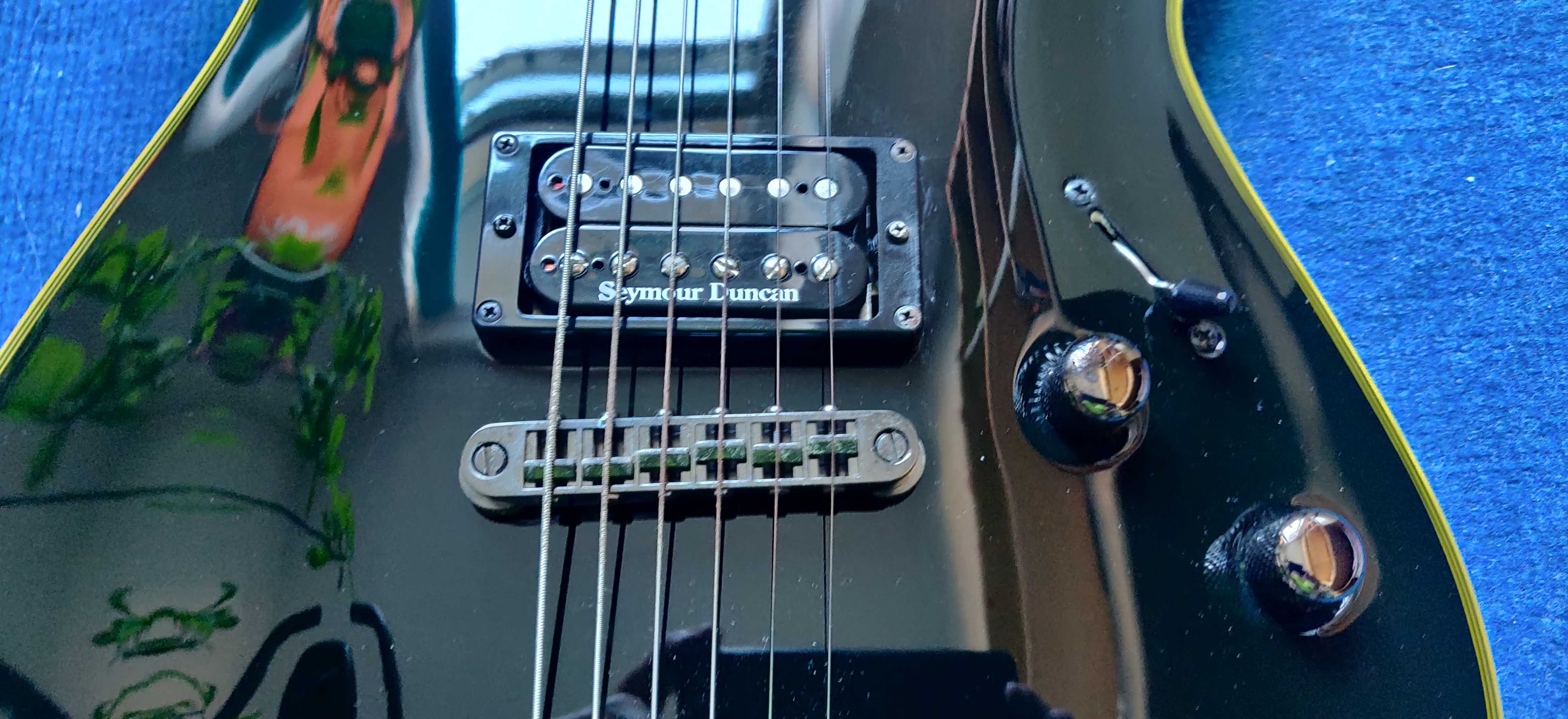 Vând chitară electrică bariton (26.5") Schecter C-1 EX