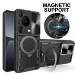 Huawei Pura 70 Pro / 70 Ultra/ GIANT RING Удароустойчив кейс с пръстен