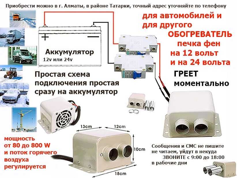 авто-печка доп. обогреватель