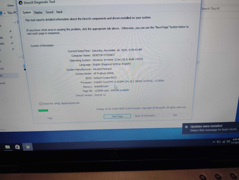 Laptop HP probook