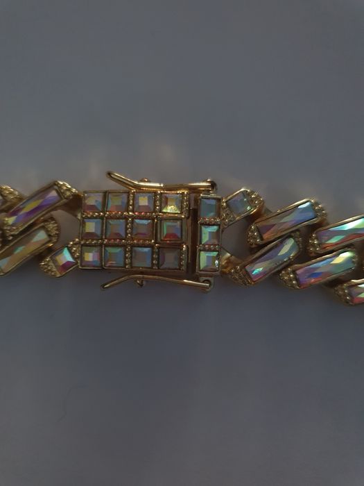 Lant cuban cu swarovski