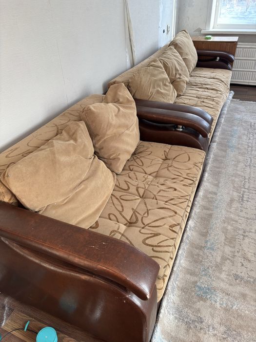 Продам диван+кресло